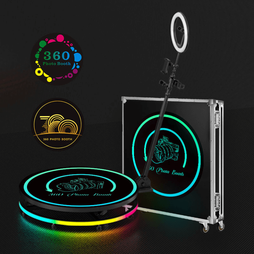 ChackTok 360 photo booth free custom logo