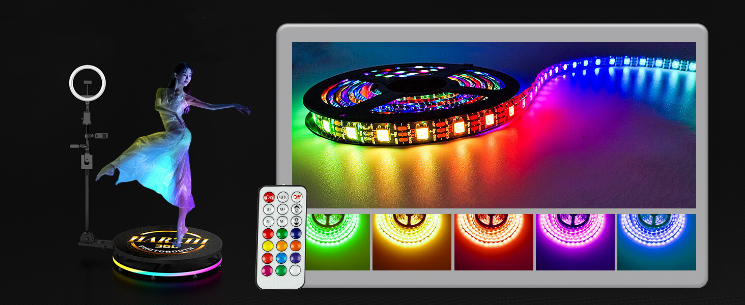 ChackTok 360 photo booth Light strip